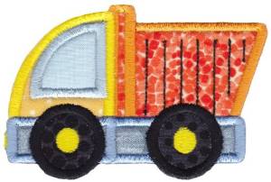 Picture of Applique Dump Truck Machine Embroidery Design
