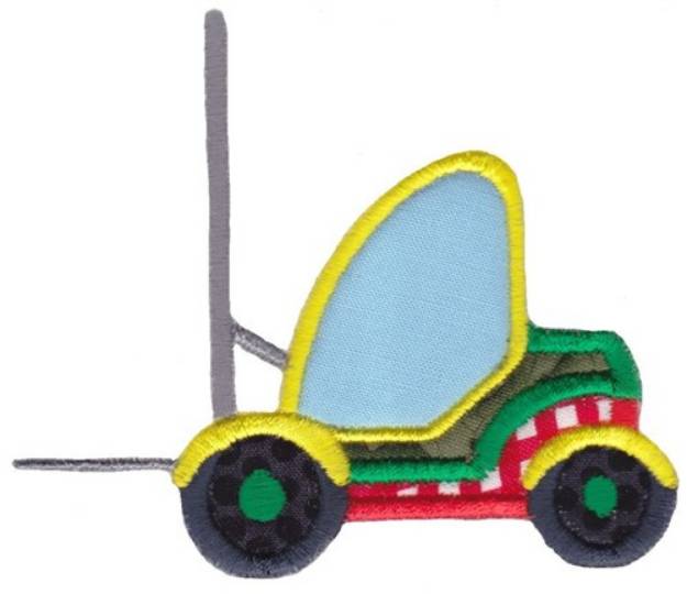 Picture of Applique Forklift Machine Embroidery Design