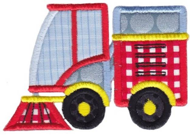Picture of Applique Street Sweeper Machine Embroidery Design