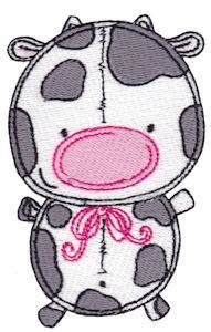 Picture of Baby Doll Cow Machine Embroidery Design