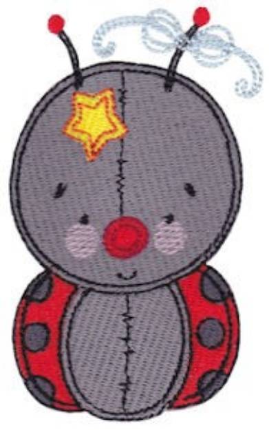 Picture of Baby Dolls Ladybug Machine Embroidery Design