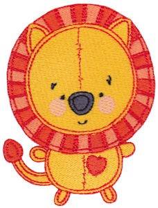 Picture of Baby Dolls Lion Machine Embroidery Design