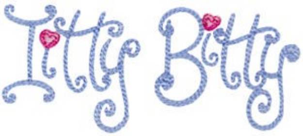 Picture of Baby Dolls Itty Bitty Machine Embroidery Design
