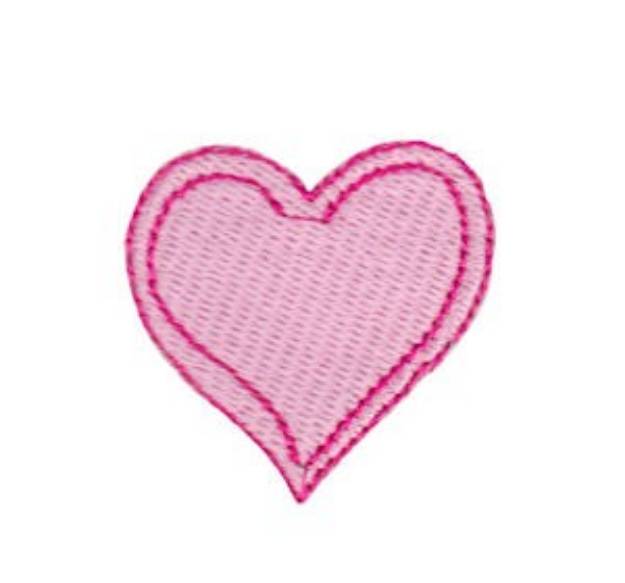 Picture of Baby Dolls Heart Machine Embroidery Design