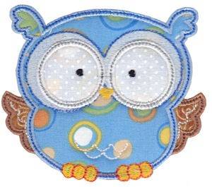 Picture of Forest Owl Applique Machine Embroidery Design