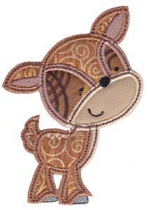 Picture of Forest Deer Applique Machine Embroidery Design