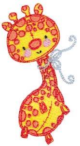 Picture of Baby Dolls Giraffe Machine Embroidery Design