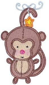 Picture of Baby Dolls Monkey Machine Embroidery Design