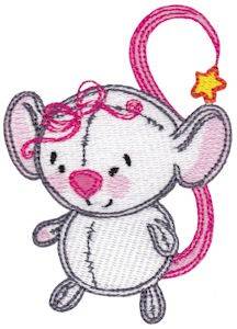 Picture of Baby Dolls Mouse Machine Embroidery Design