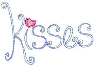 Picture of Baby Dolls Kisses Machine Embroidery Design