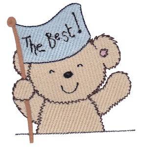Picture of The Best Cuddle Bear Machine Embroidery Design