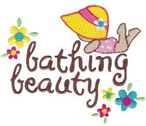 Picture of Summer Loving Bathing Beauty Machine Embroidery Design