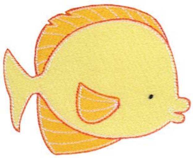 Picture of Ocean Fish Machine Embroidery Design