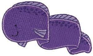 Picture of Purple Eel Machine Embroidery Design
