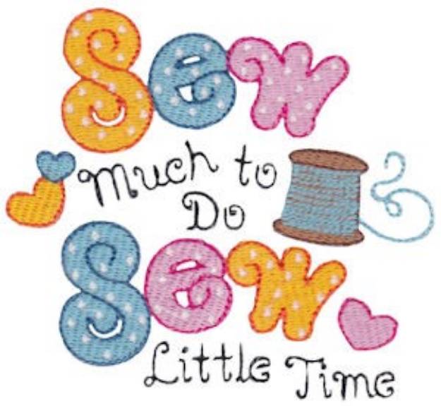 Picture of Sew Little Time Machine Embroidery Design