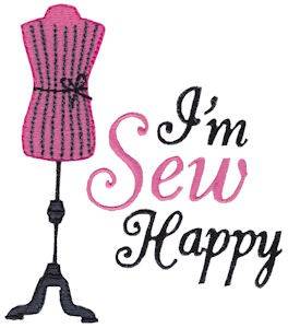 Picture of Sew Happy Machine Embroidery Design