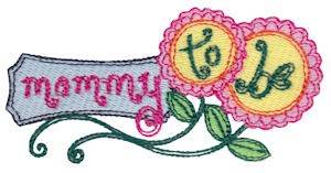 Picture of Mommy To Be Machine Embroidery Design