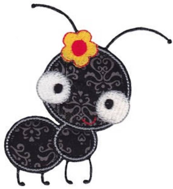 Picture of Ant Applique Machine Embroidery Design