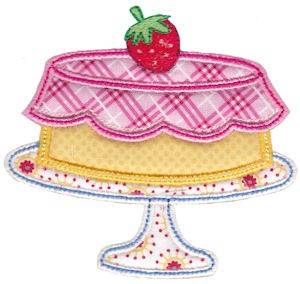 Picture of Applique Cake Machine Embroidery Design