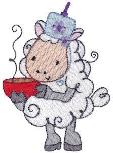 Picture of Chinese Zodiac Sheep Machine Embroidery Design