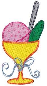 Picture of Ice Cream & Pickle Machine Embroidery Design
