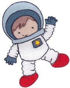 Picture of Astronaut Boy Machine Embroidery Design