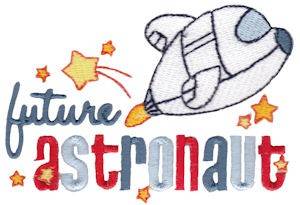 Picture of Future Astronaut Machine Embroidery Design