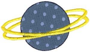 Picture of Ring Planet Machine Embroidery Design