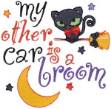 Picture of Other Car Is Broom Machine Embroidery Design