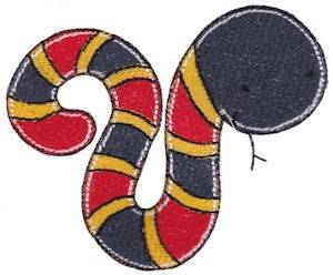 Picture of Serpant Machine Embroidery Design