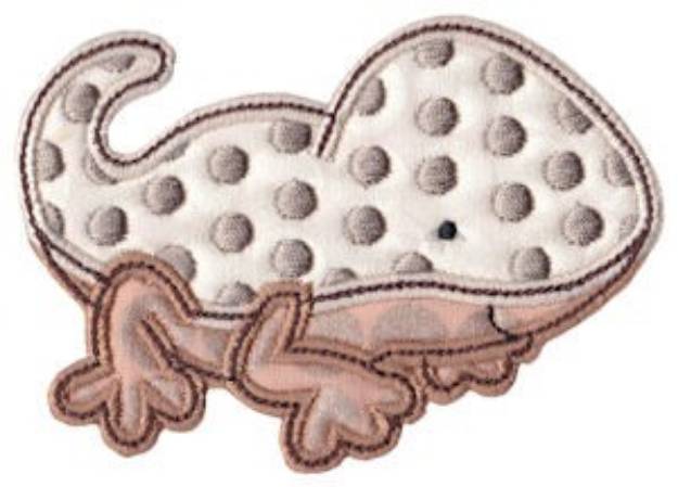 Picture of Applique Lizard Machine Embroidery Design