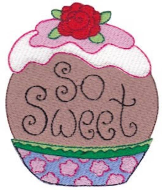 Picture of So Sweet Cake Machine Embroidery Design
