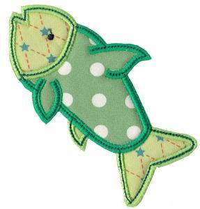 Picture of Applique Fish Machine Embroidery Design