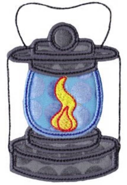 Picture of Applique Lantern Machine Embroidery Design