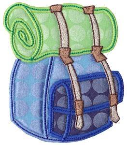 Picture of Applique Backpack Machine Embroidery Design