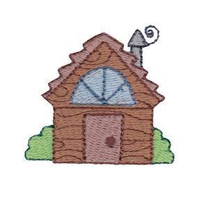 Picture of Mini Log Cabin Machine Embroidery Design