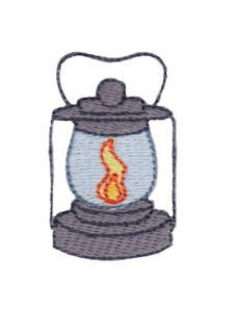 Picture of Mini Lantern Machine Embroidery Design