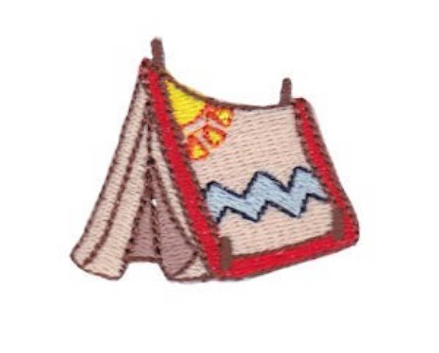 Picture of Teepee Mini Machine Embroidery Design