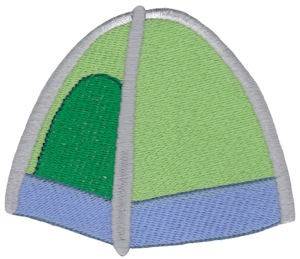 Picture of Pup Tent Machine Embroidery Design