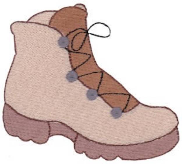 Picture of Hiking Boot Machine Embroidery Design