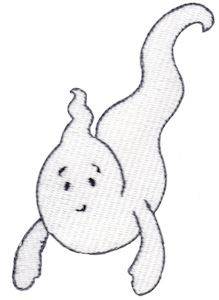 Picture of Friendly Ghost Machine Embroidery Design