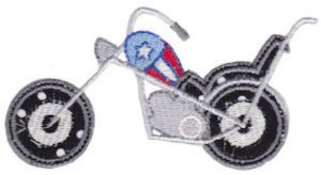 Picture of Patriotic Chopper Applique Machine Embroidery Design