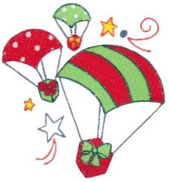 Picture of Mini Christmas Presents Machine Embroidery Design