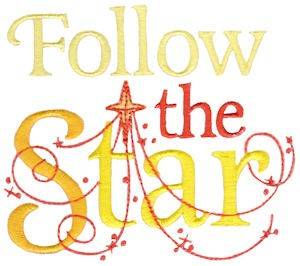 Picture of Follow The Star Machine Embroidery Design