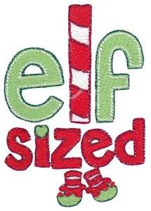 Picture of Elf Sized Machine Embroidery Design