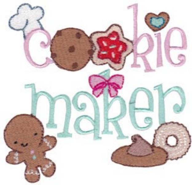Picture of Cookie Maker Machine Embroidery Design
