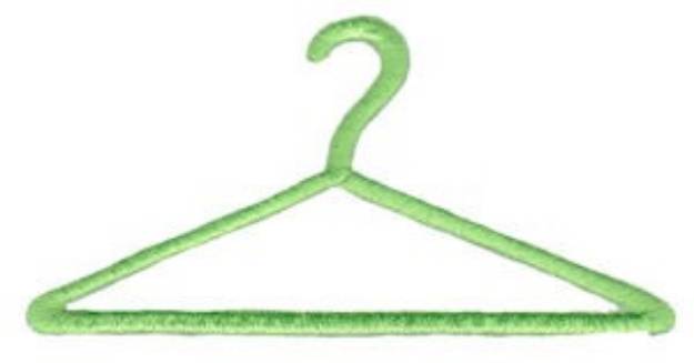 Picture of Laundry Day Clothes Hanger Machine Embroidery Design