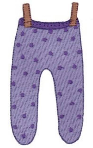 Picture of Laundry Day Pants Machine Embroidery Design