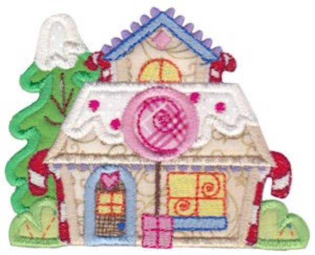 Picture of Christmas Village Applique Home Machine Embroidery Design