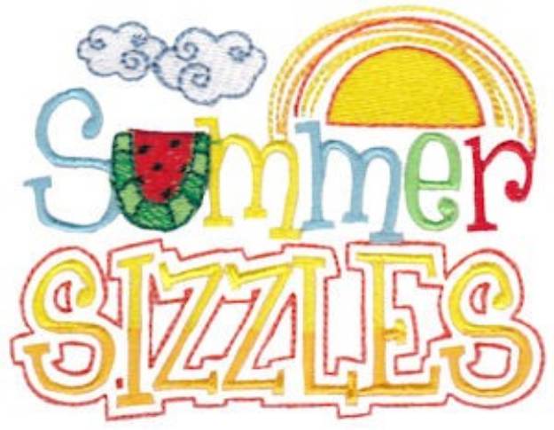 Picture of Summer Sizzles Machine Embroidery Design